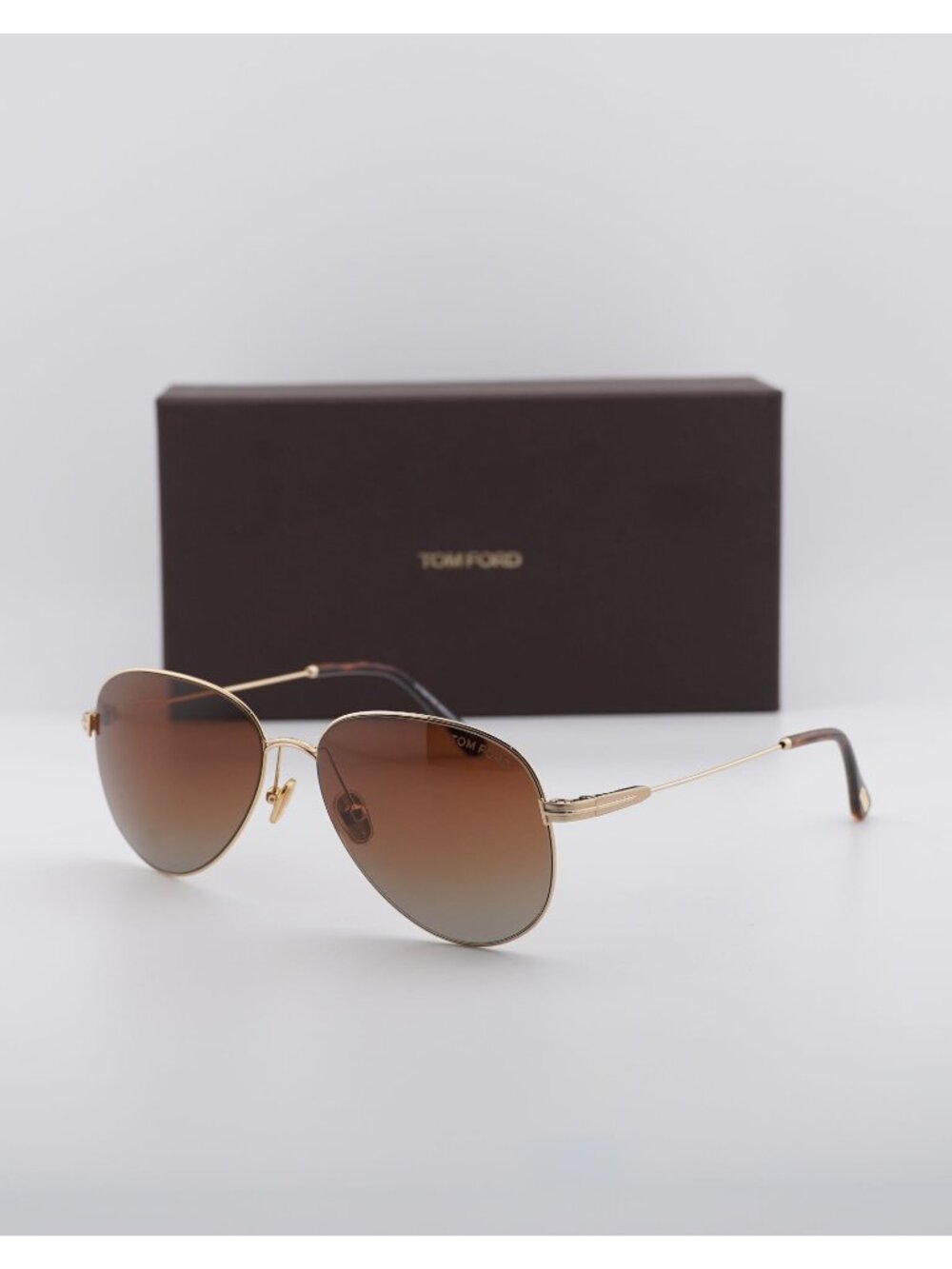 Tom Ford Porscha FT0993 32F Aviator Sunglasses - Gold / Brown